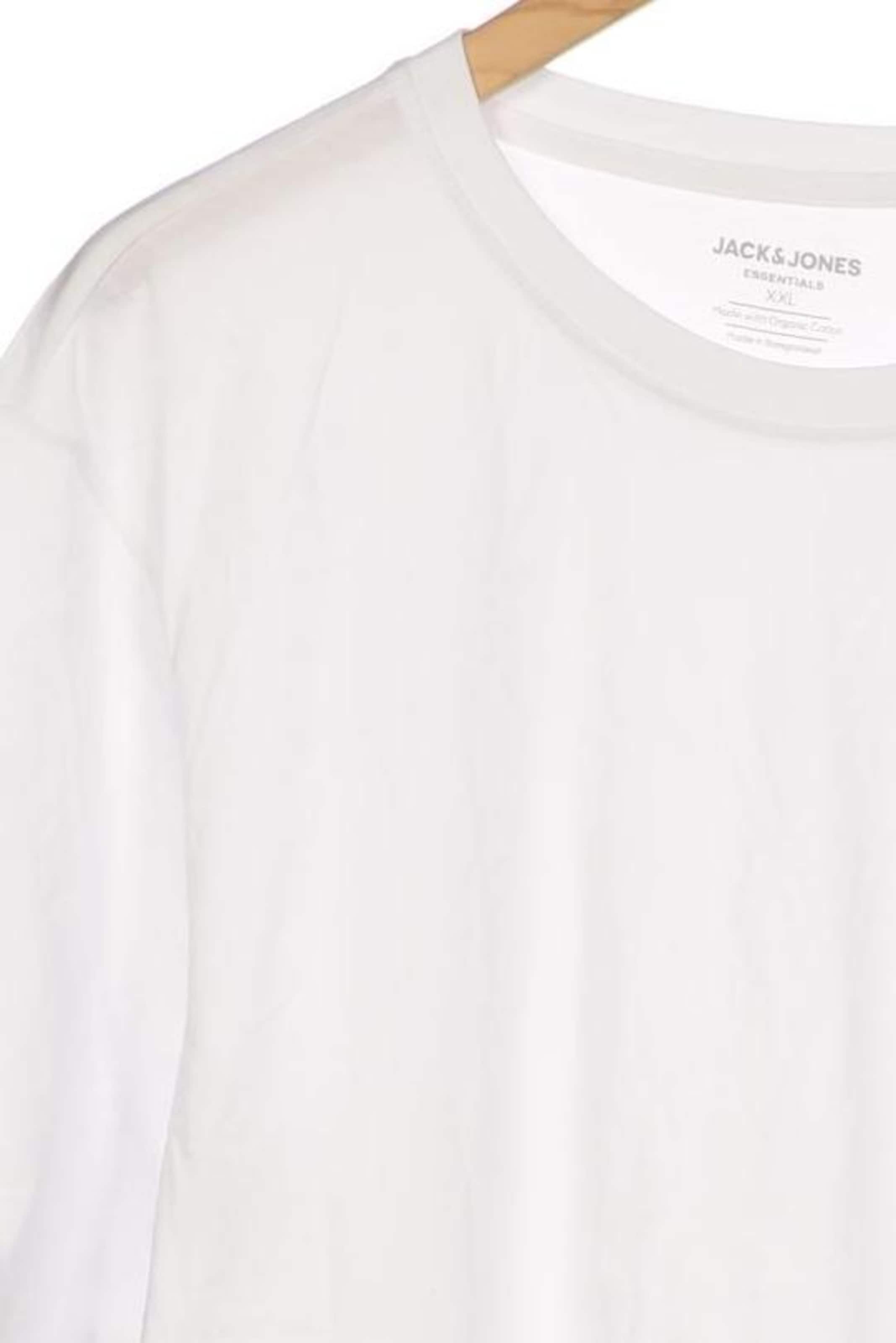 JACK & JONES Shirt in XXL in White