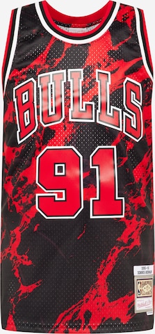 Mitchell & Ness - Camisa 'Bulls' em preto: frente