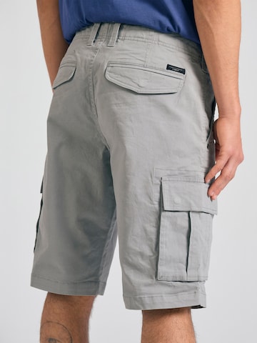 Regular Pantalon cargo Funky Buddha en gris
