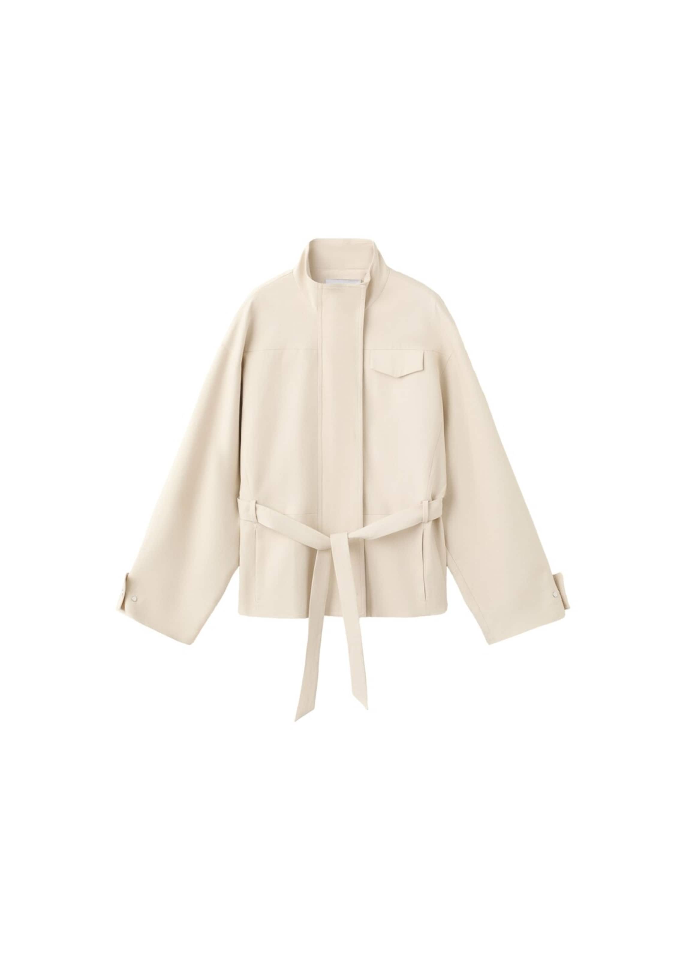 MANGO Jacke 'Bruna' in Beige: Vorderseite