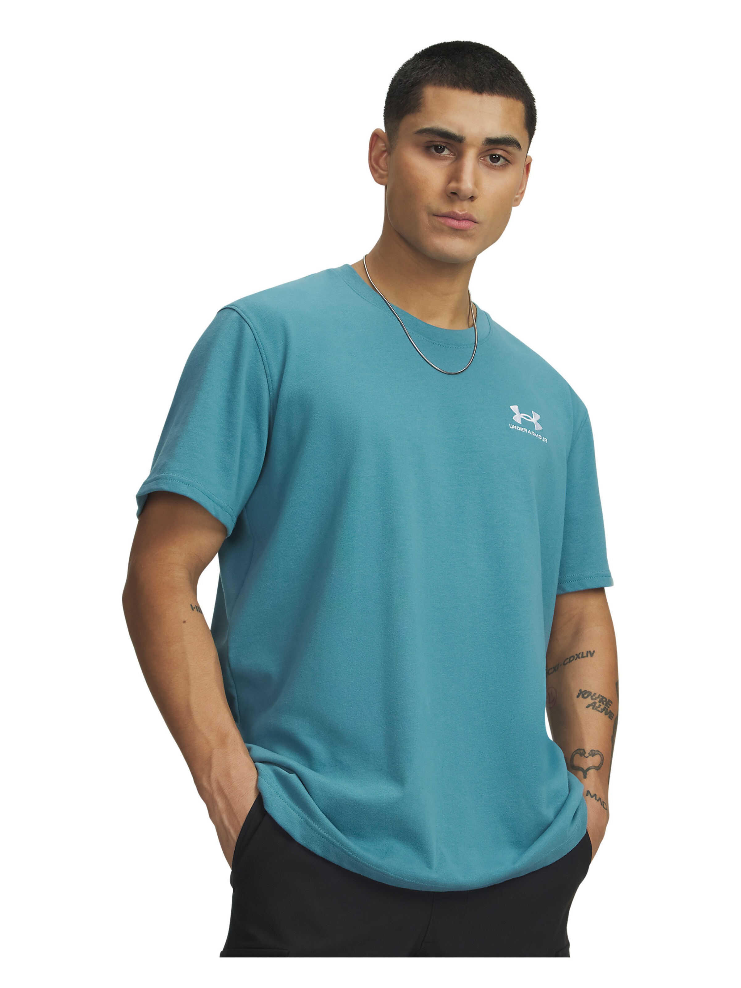 UNDER ARMOUR Performance Shirt in Blue: front