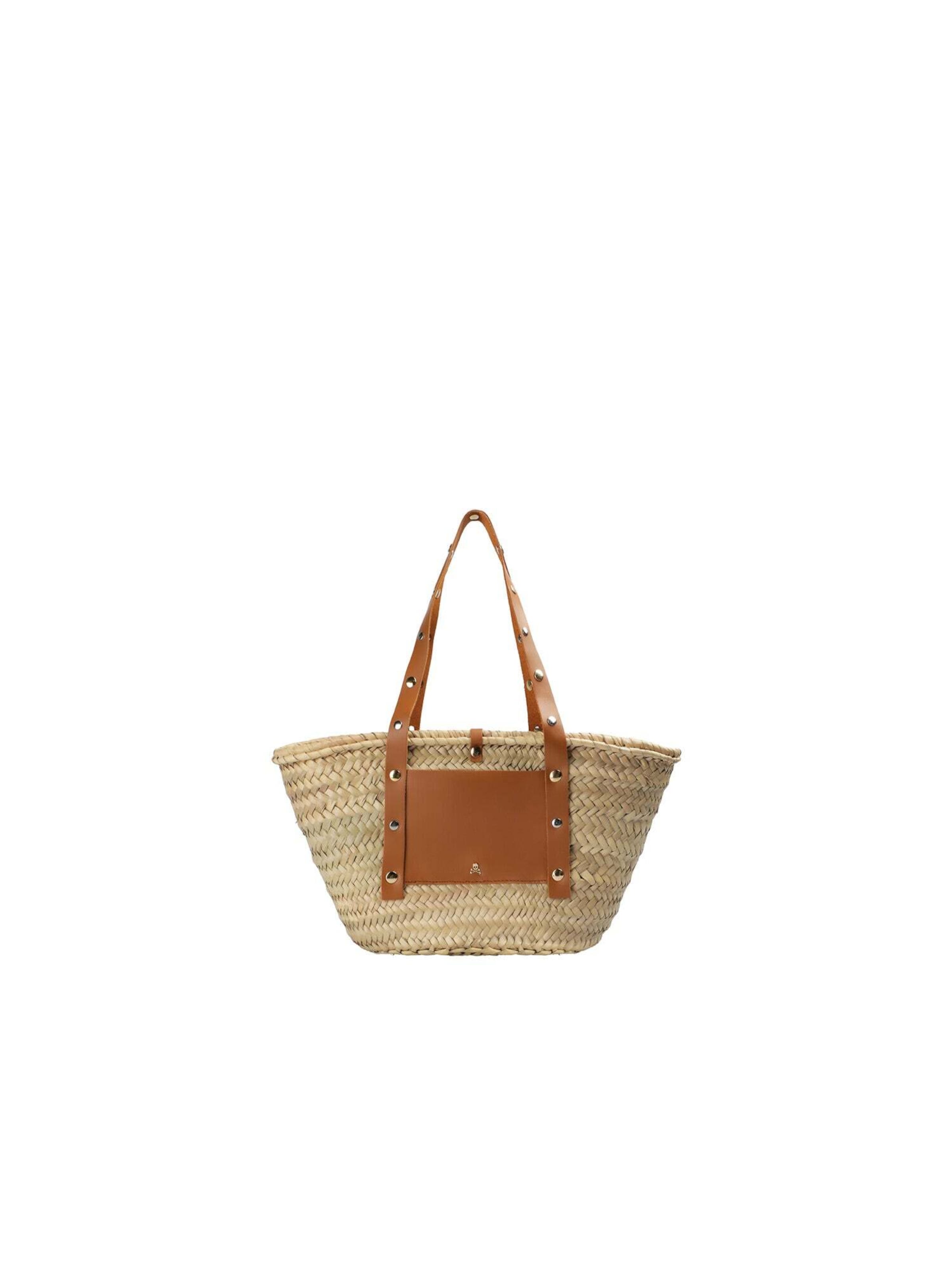 Scalpers Shopper 'Lola Midi' in Brown: front