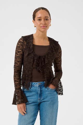 Kaffe Bluse i brun: forside