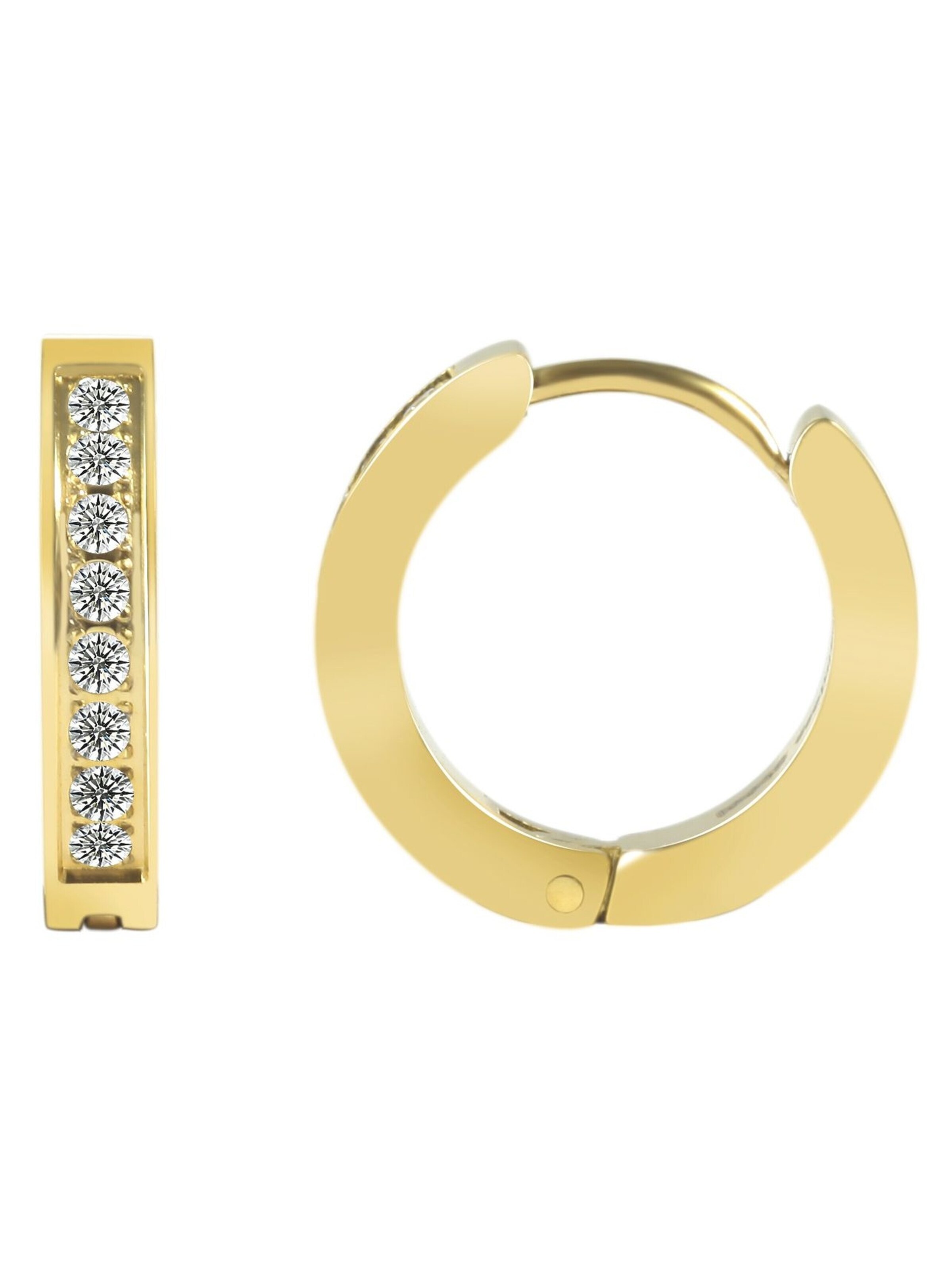 Akzent Earrings 'Finda, hautverträglich' in Gold