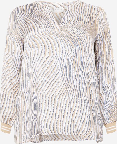 KAFFE CURVE Bluza 'Tilde' u nude / plava / bijela, Pregled proizvoda