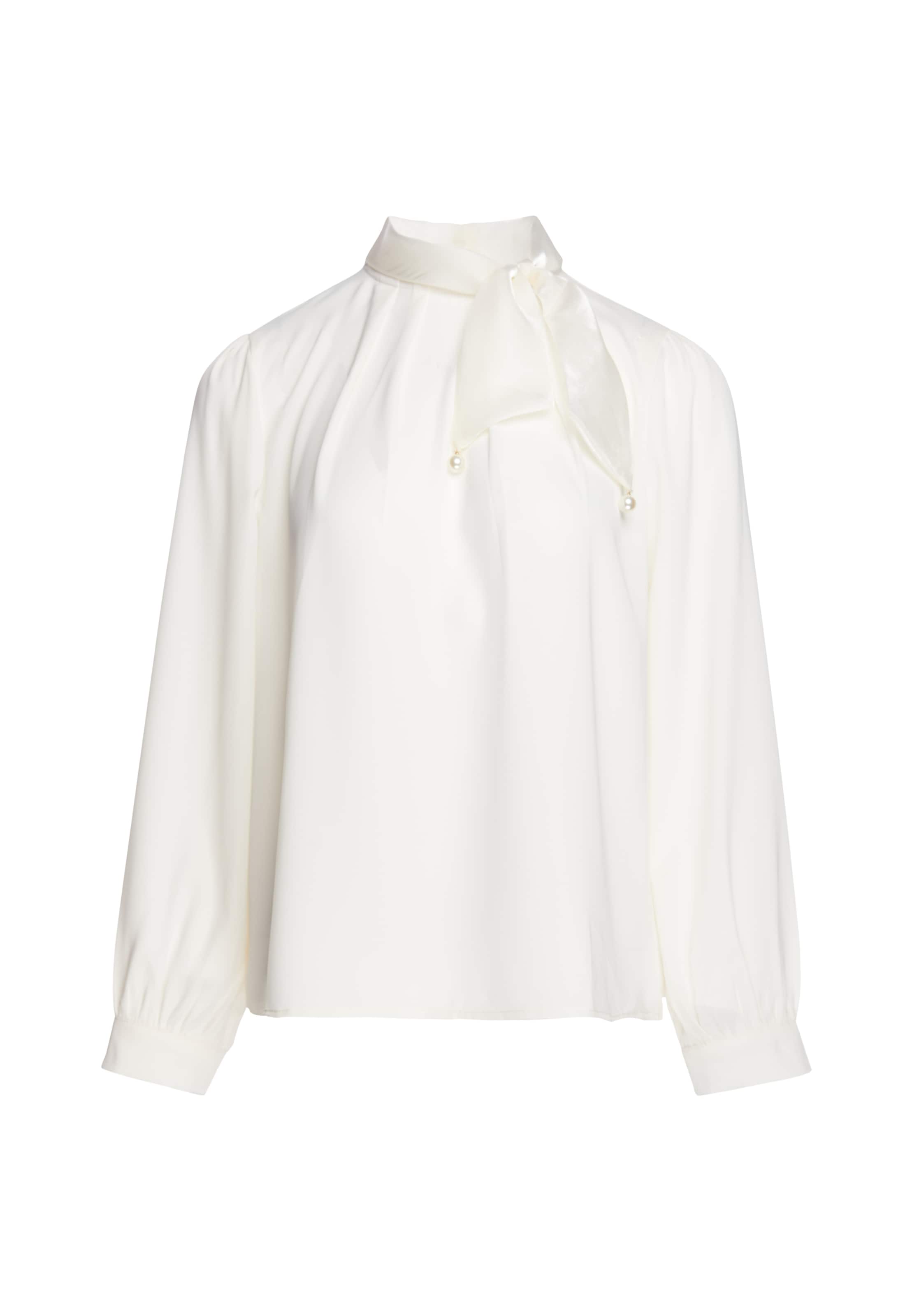 faina - Blusa 'GLOW' em branco: frente