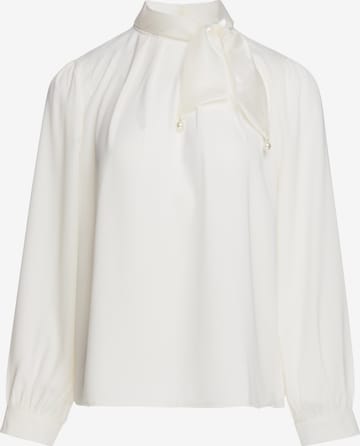 faina - Blusa 'GLOW' em branco: frente