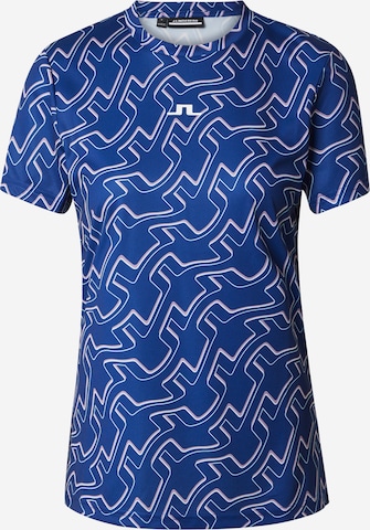 J.Lindeberg Performance Shirt 'Ada' in Blue: front