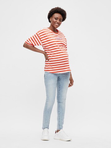 Vero Moda Maternity - Camisa 'Kelly' em vermelho