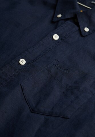 Superdry Regular fit Overhemd in Blauw