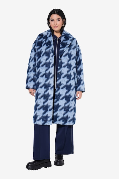Studio Untold Between-seasons coat in Marine blue / Light blue, Item view