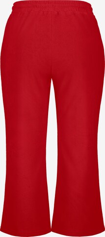 Ulla Popken Boot cut Pants in Red
