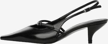 MANGO Sandals 'Tri' in Black: front