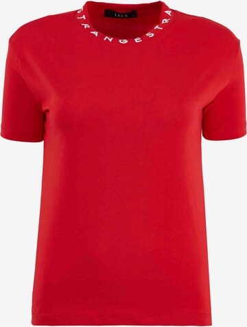 T-shirt 'Lela' LELA en rouge : devant