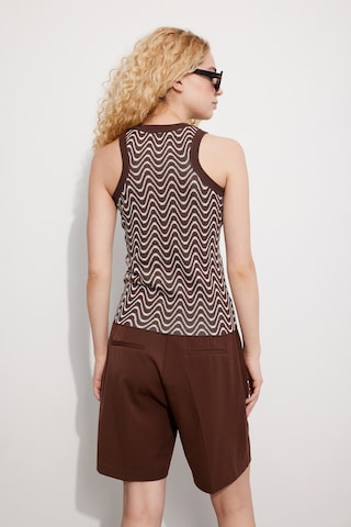 Envii Knitted Top in Brown