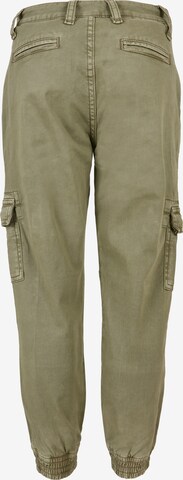 Urban Classics Tapered Broek in Groen