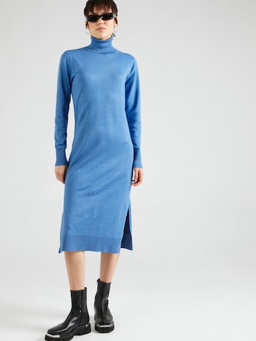 SAINT TROPEZ Knitted dress 'Mila' in Blue: front