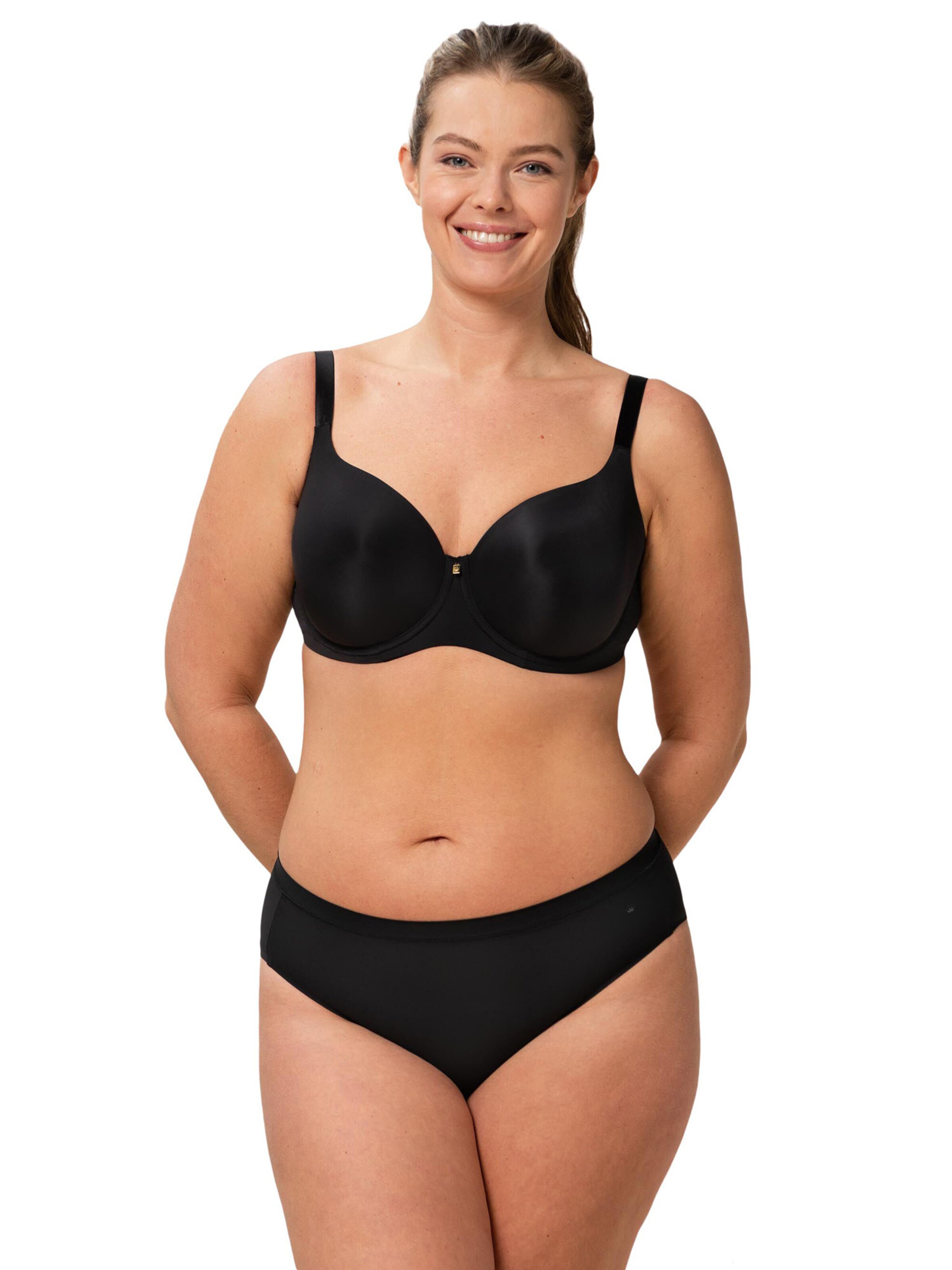 TRIUMPH T-shirt Bra ' Body Make-Up Essentials ' in Black: front