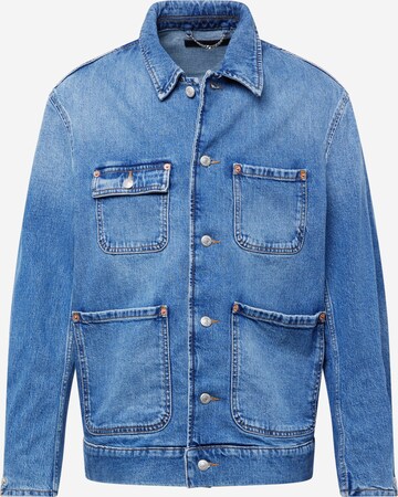 DRYKORN Between-Season Jacket 'MALONA' in Blue: front