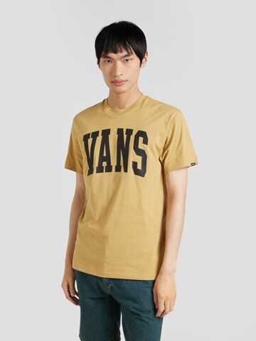 VANS - Camisa em amarelo: frente