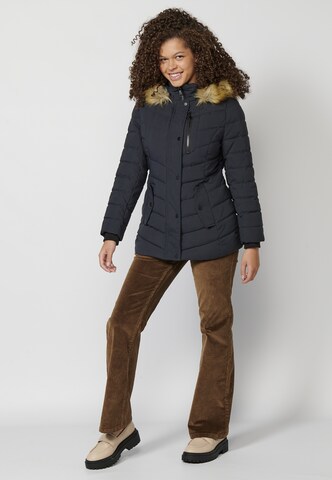 KOROSHI Winterparka in Blauw