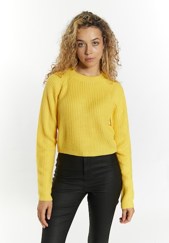 MYMO Sweater 'Blonda' in Yellow: front