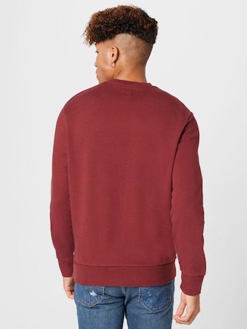 LEVI'S ® Sweatshirt 'Graphic Crew' i röd