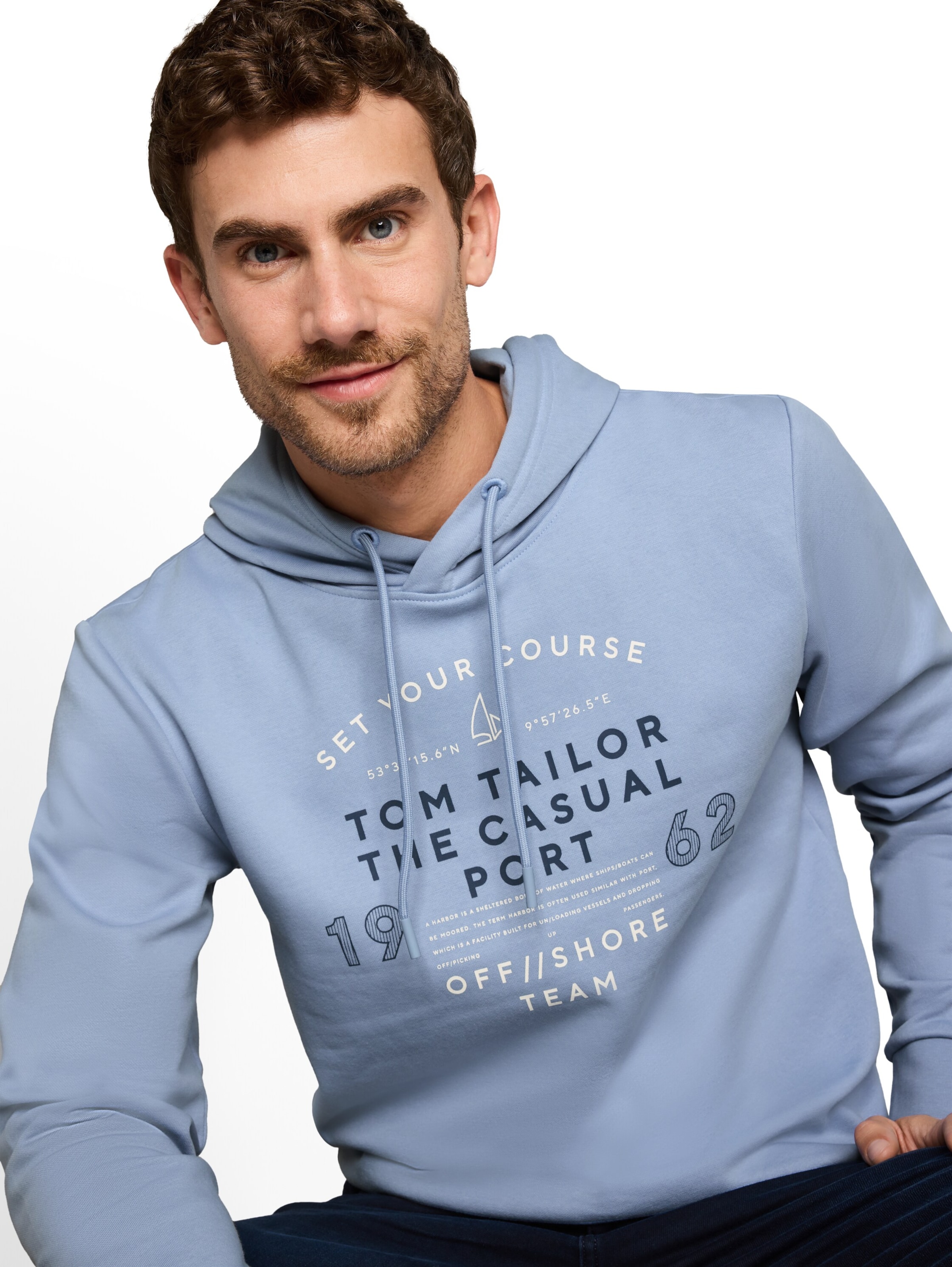 TOM TAILOR Sweatshirt in Blue