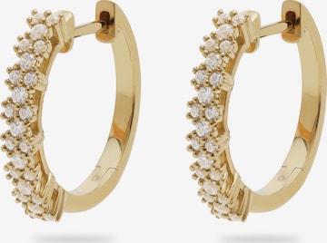 CHRIST Ohrringe in Gelb: Vorderseite