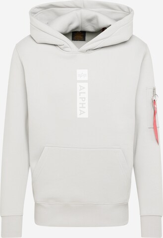 ALPHA INDUSTRIES Sweatshirt in Grey: front