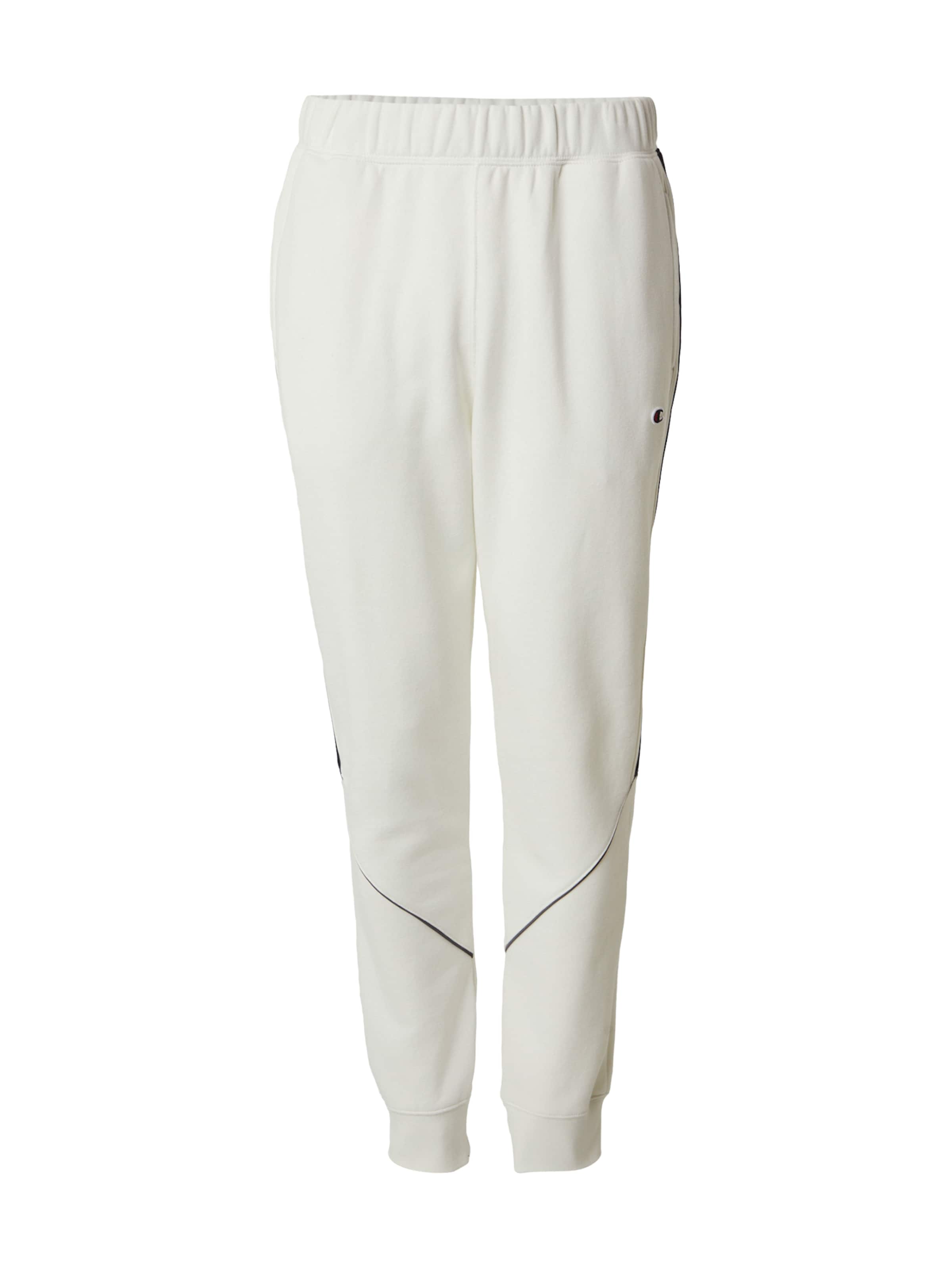 balts Champion Authentic Athletic Apparel Pakapēniski sašaurināts piegriezums Bikses: no priekšpuses