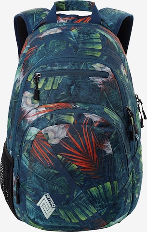NitroBags Backpack 'Stash' in Blue: front