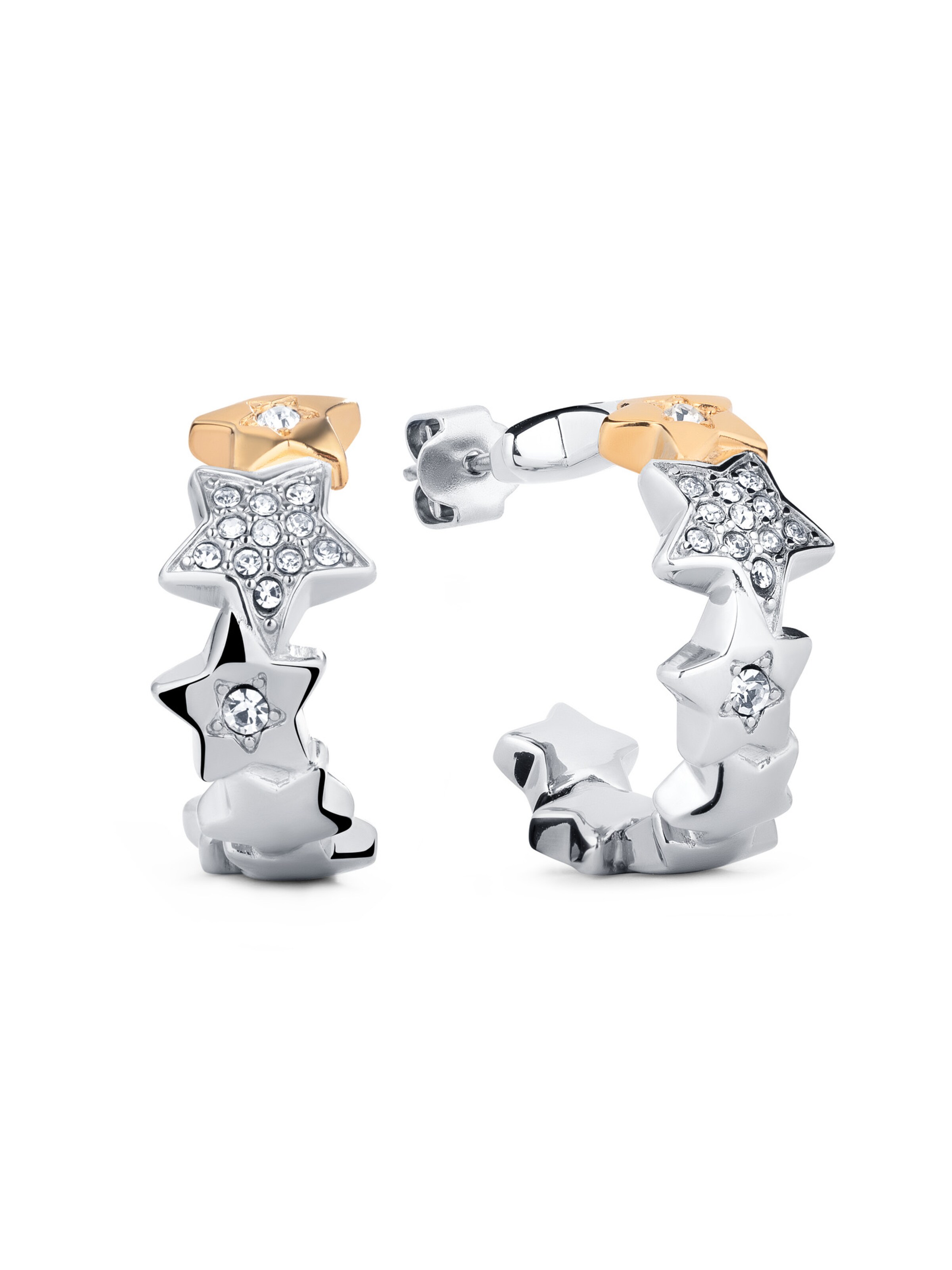 Furla Jewellery Earrings 'Stars' in Silver: front