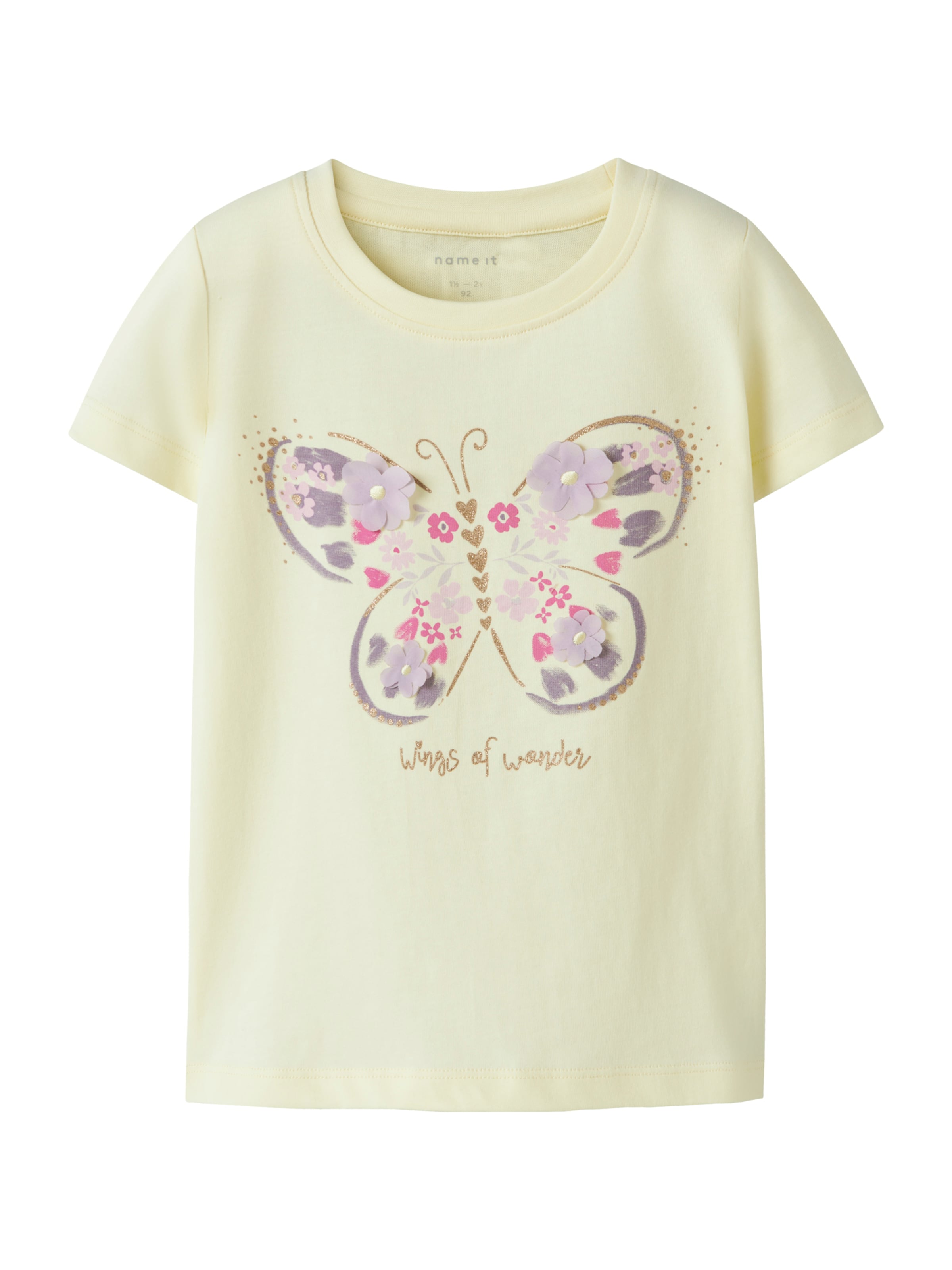 NAME IT Футболка 'NMFDEPPA' в Пастельно-желтый / Светло-лиловый / Темно-лиловый / Ярко-розовый, Обзор товара