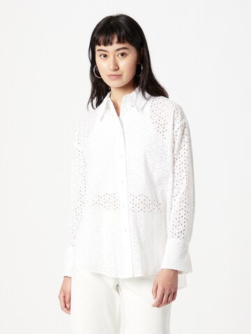 River Island Blouse in Wit: voorkant