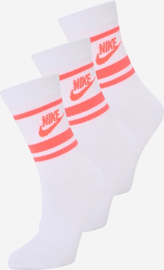 Kojinės 'Everyday Essential' iš Nike Sportswear, spalva – lašišų spalva / balta, Prekių apžvalga