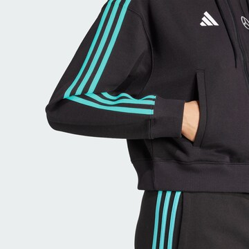 ADIDAS PERFORMANCE Sports sweat jacket 'Mercedes - AMG Petronas Formula One Team' in Black