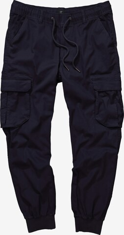 JP1880 Tapered Cargo Pants in Black: front