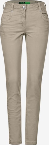 CECIL Chino Pants in Beige: front