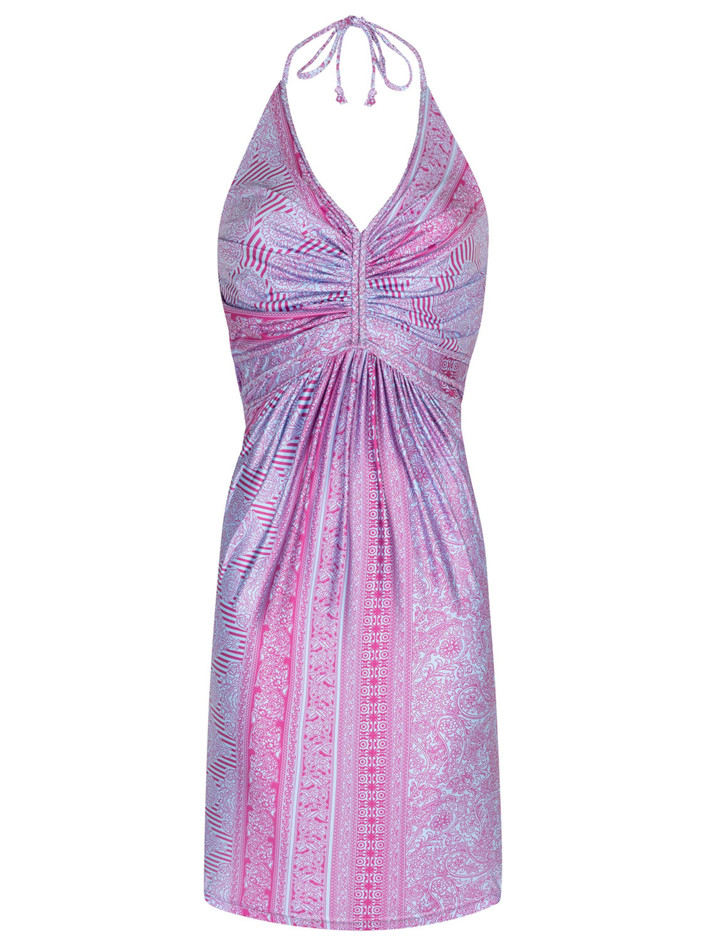 Chic by Lirette Jurk 'Short halter dress Guna' in Lila: voorkant