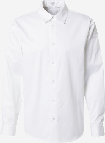 ABOUT YOU x Kevin Trapp - Regular Fit Camisa clássica 'Nils' em branco: frente