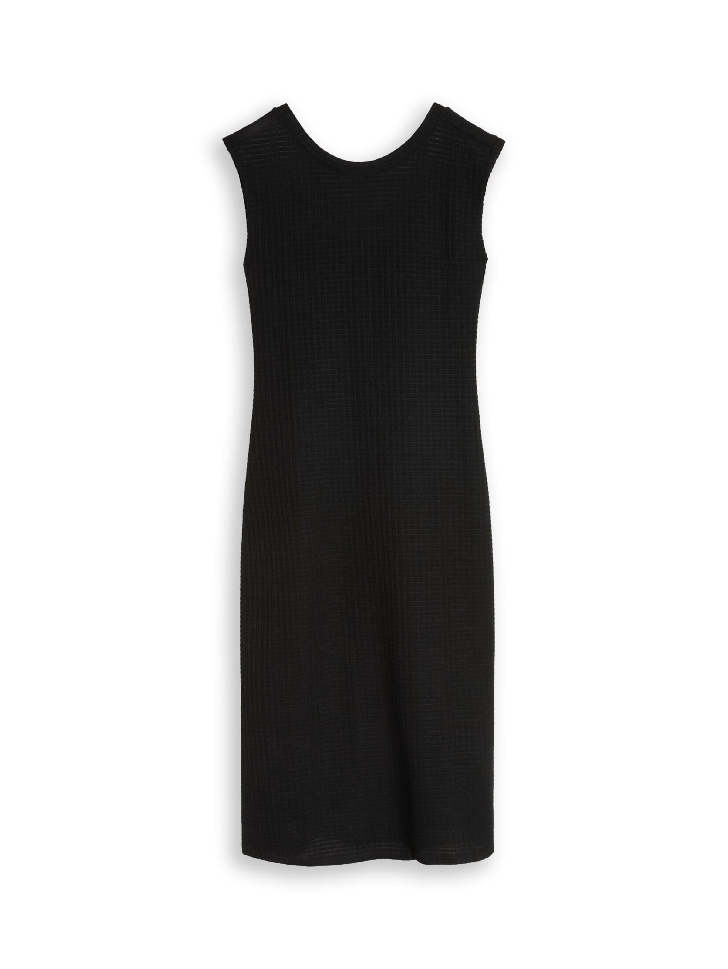 TOM TAILOR DENIM Kleid in Schwarz: Vorderseite