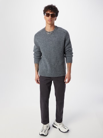 SCOTCH & SODA Tapered Lærredsbukser i grå