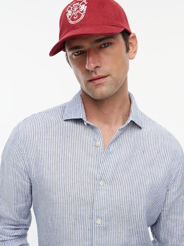 TOMMY HILFIGER Slim fit Business shirt in Blue