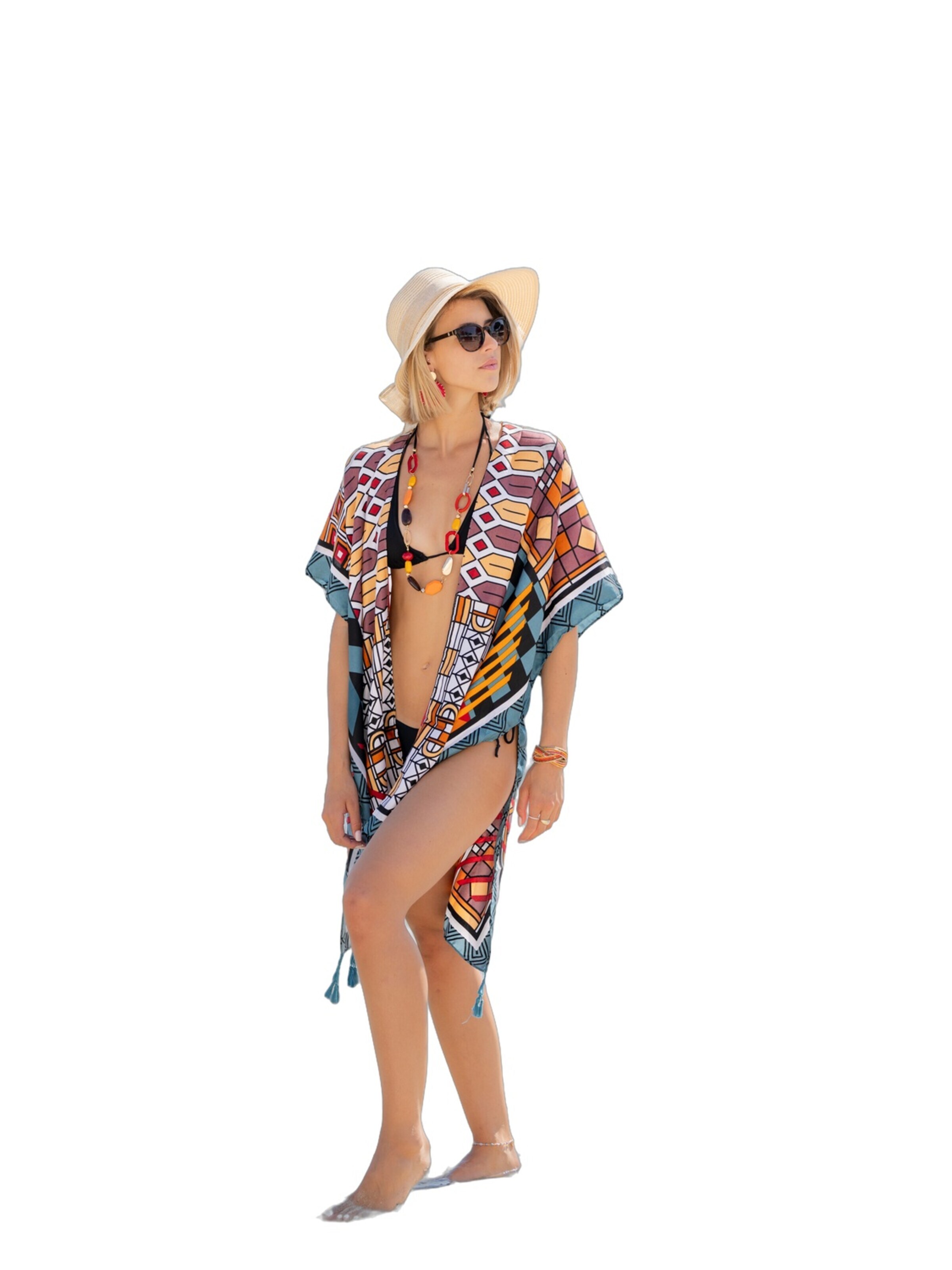 alberto cabale Beach Dress 'Africa' in 36 in Mixed colors, Item view