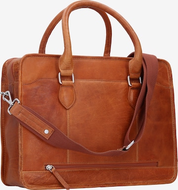 mano Document Bag 'Don Pietro' in Brown