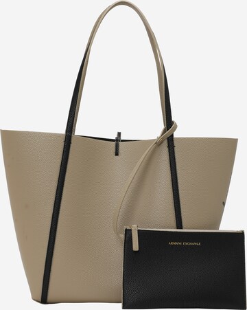 ARMANI EXCHANGE Shopper in Beige