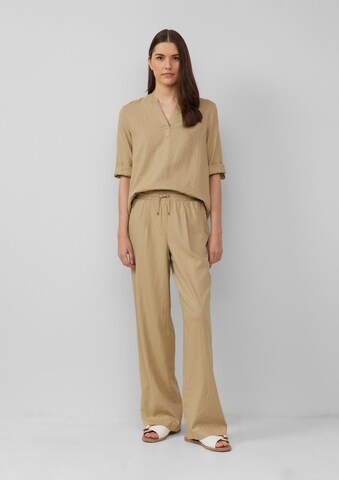 s.Oliver Wide Leg Hose in Braun