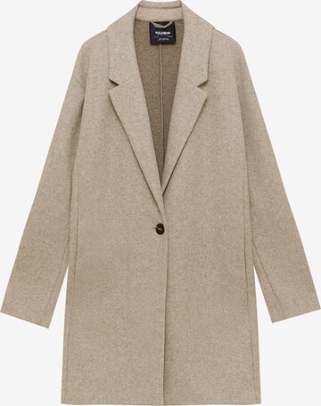 Pull&Bear Between-Seasons Coat in Beige: front