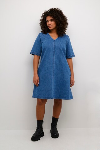 KAFFE CURVE Kleid in Blau